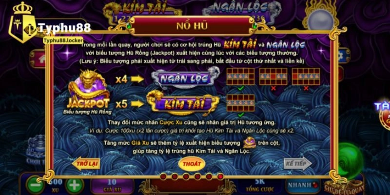 Luật chơi và cách thức chinh phục kho tàng ngũ long